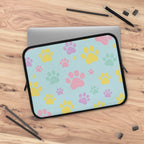 Pastel Doggy Paw Laptop Sleeve