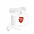 Arsenal Fc wireless earbuds with charging case and fan-inspired club crest design