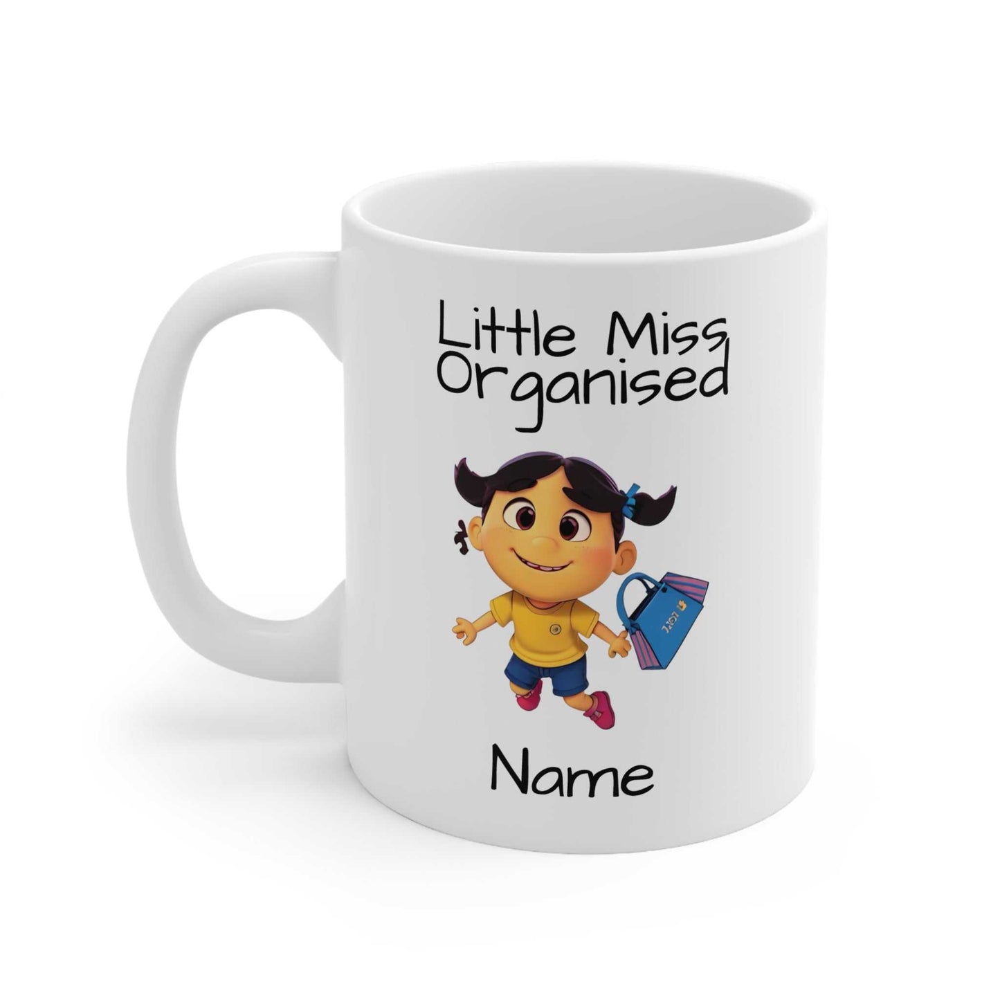 Personalised Little Miss Organised Ceramic Mug Created By Littlebitz