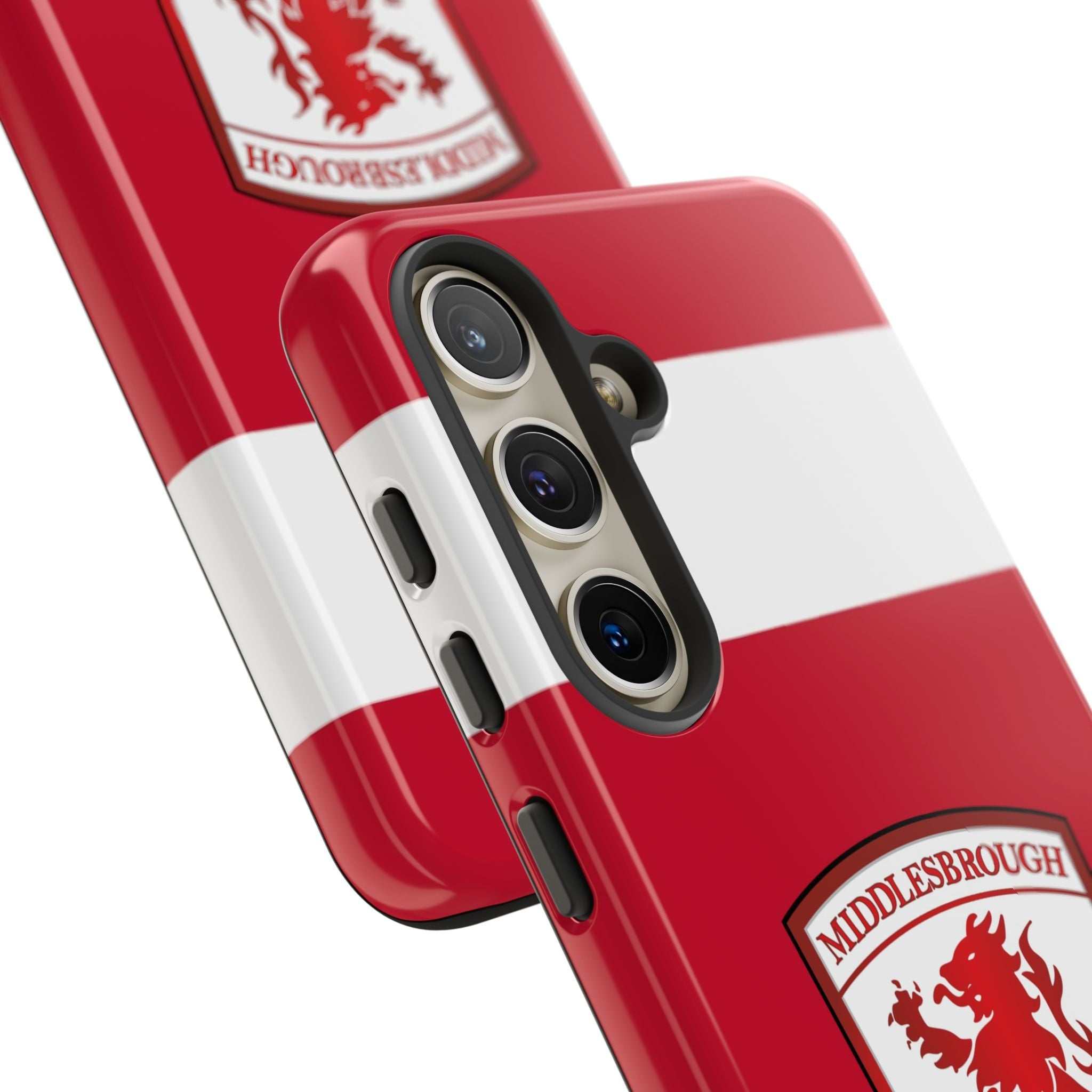 Middlesbrough Magnetic Samsung Case with dual-layer protection and official-inspired red design