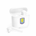 Aston Villa Wireless Essos Earbuds with charging case and club crest design