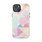 Pastel Geo Print iPhone Magsafe Phone Case