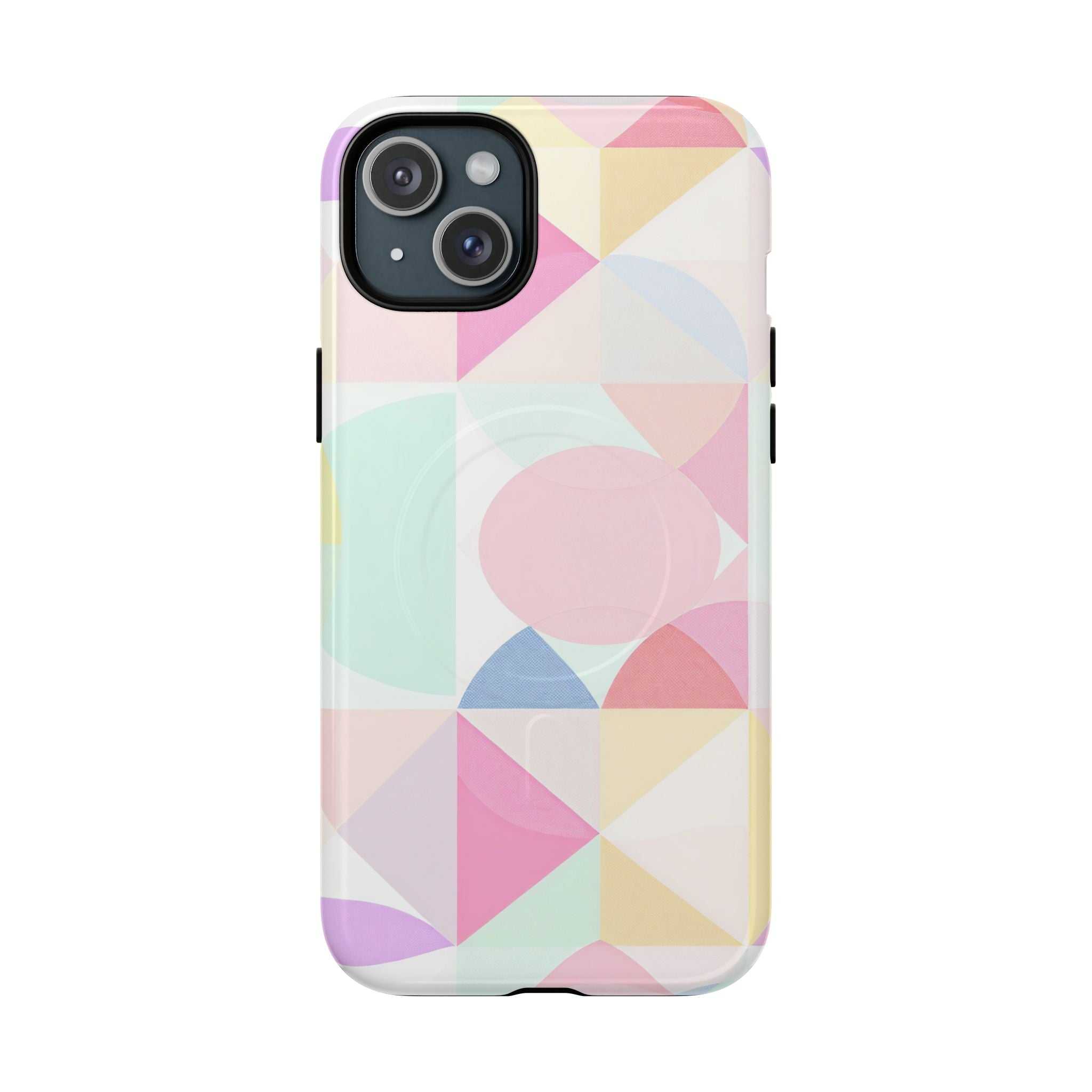 Pastel Geo Print iPhone Magsafe Phone Case
