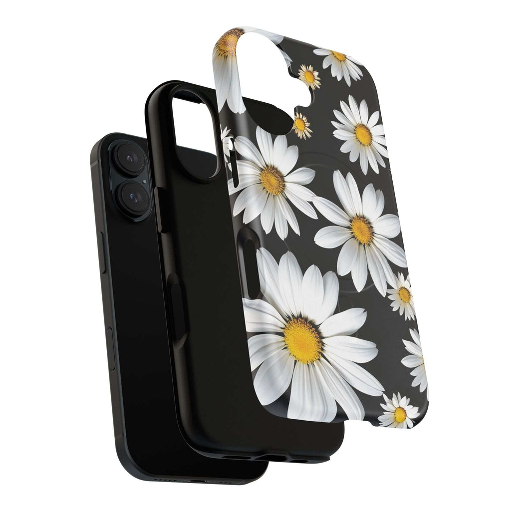 Black Daises iPhone Magsafe Phone Case