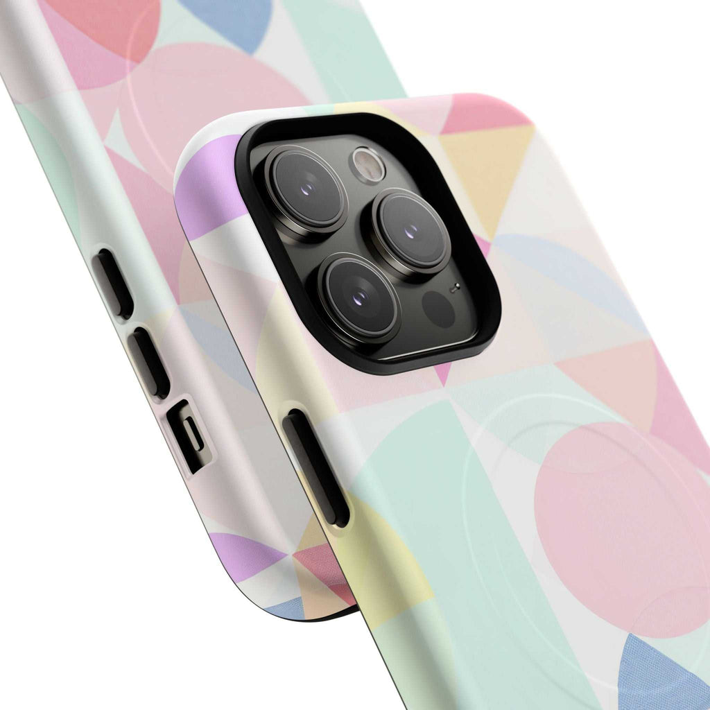 Pastel Geo Print iPhone Magsafe Phone Case