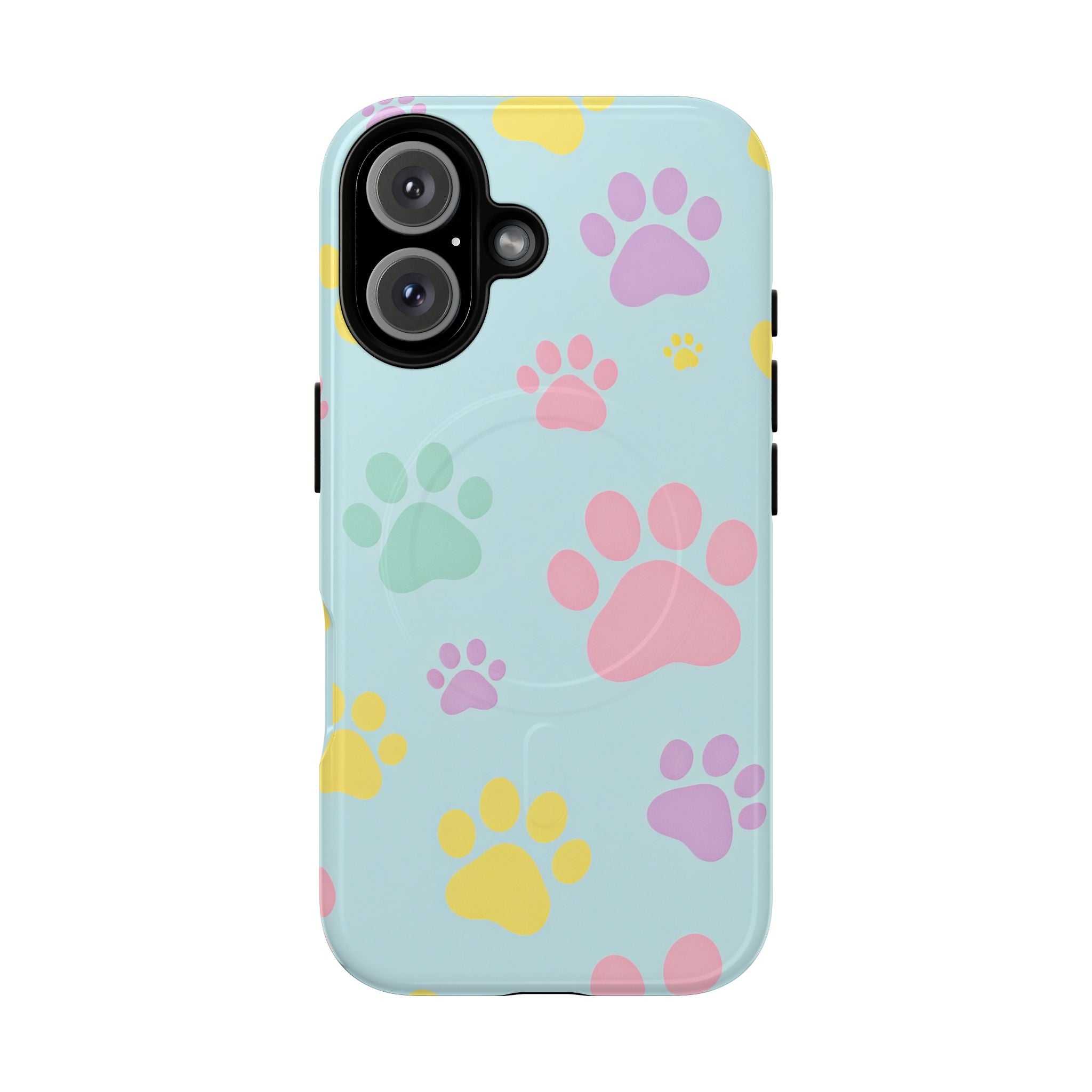 Pastel Doggy Paw iPhone Magsafe Phone Case