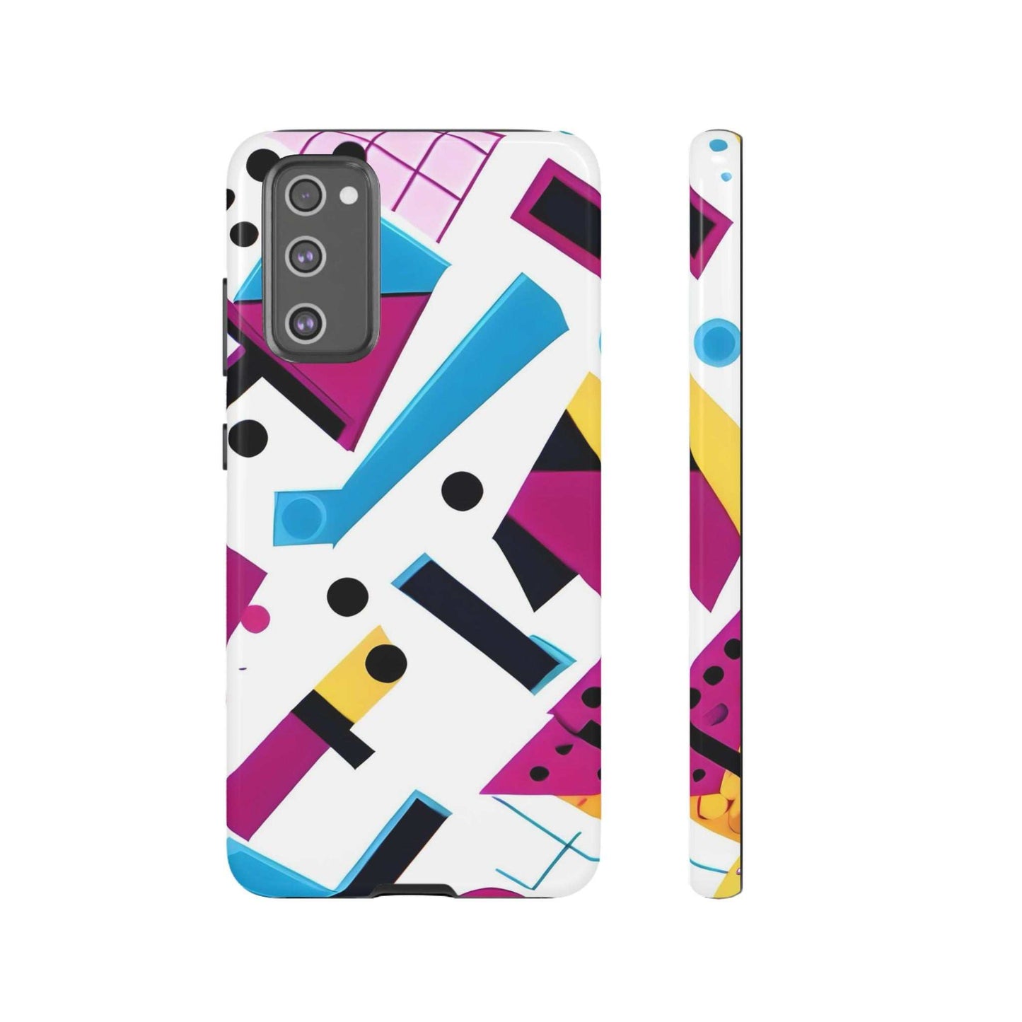 Bright Geometric Samsung Phone Case Designed By Littlebitz 