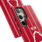 Nottingham Forest magnetic Samsung phone case with red colors and dual-layer protection