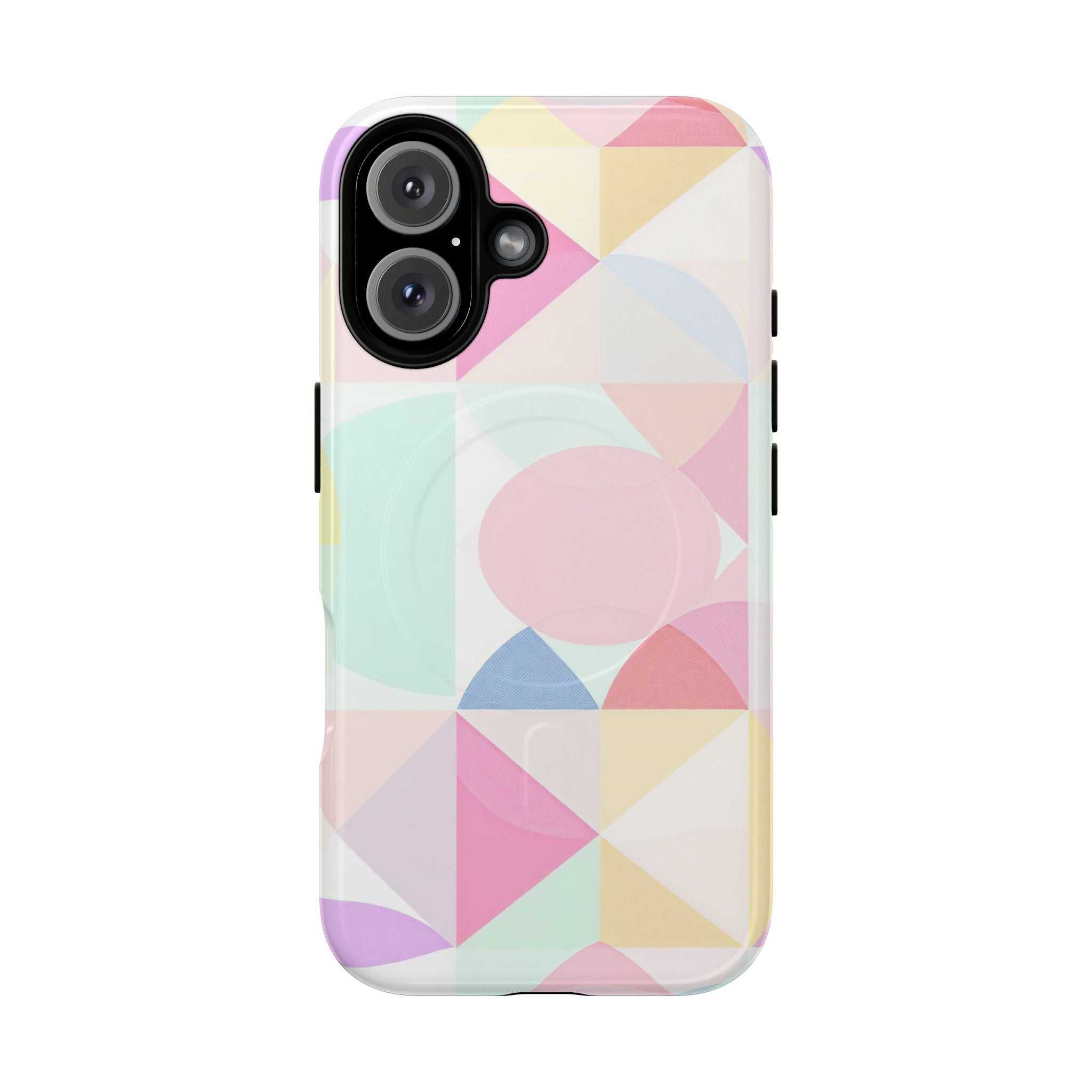 Pastel Geo Print iPhone Magsafe Phone Case