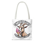 Professional Gobbler Funny Tote Bag with cheeky design, durable spun polyester, multiple sizes and handle color options