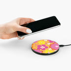 Retro Floral Design Wireless Charger