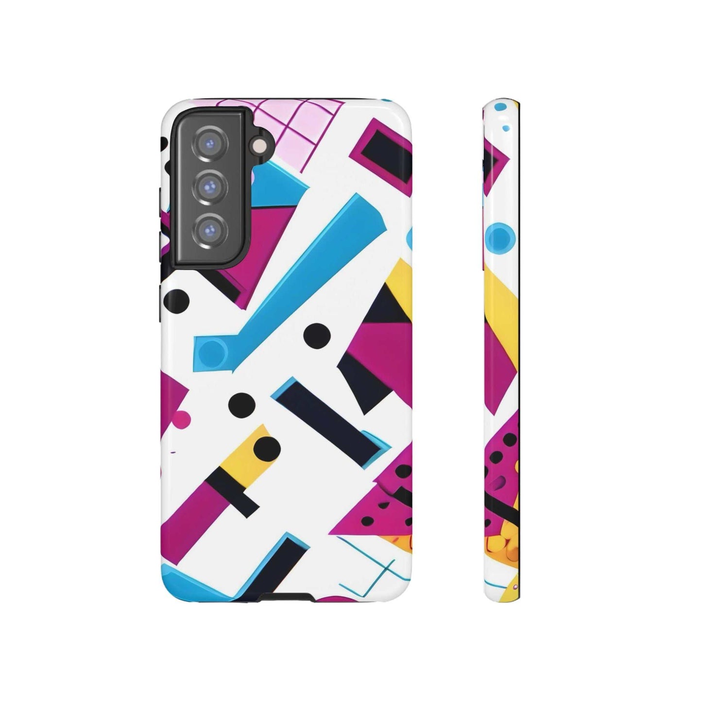 Bright Geometric Samsung Phone Case Designed By Littlebitz 