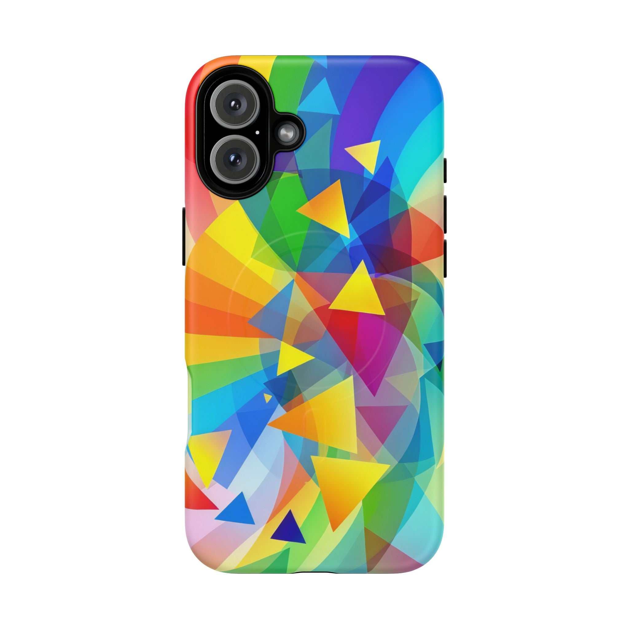 Geometric Pride Design iPhone Magsafe Phone Case