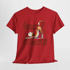 My Pussy Loves a Stretch T-Shirt with bold, humorous design for playful women, made from soft 100% cotton, perfect for parties and casual wear
