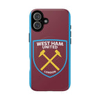 West Ham Utd MagSafe iPhone case with claret and blue colors and club crest