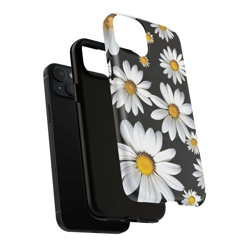 Black Daises iPhone Magsafe Phone Case