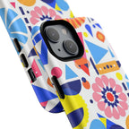 Bright Geo Print iPhone Magsafe Phone Case