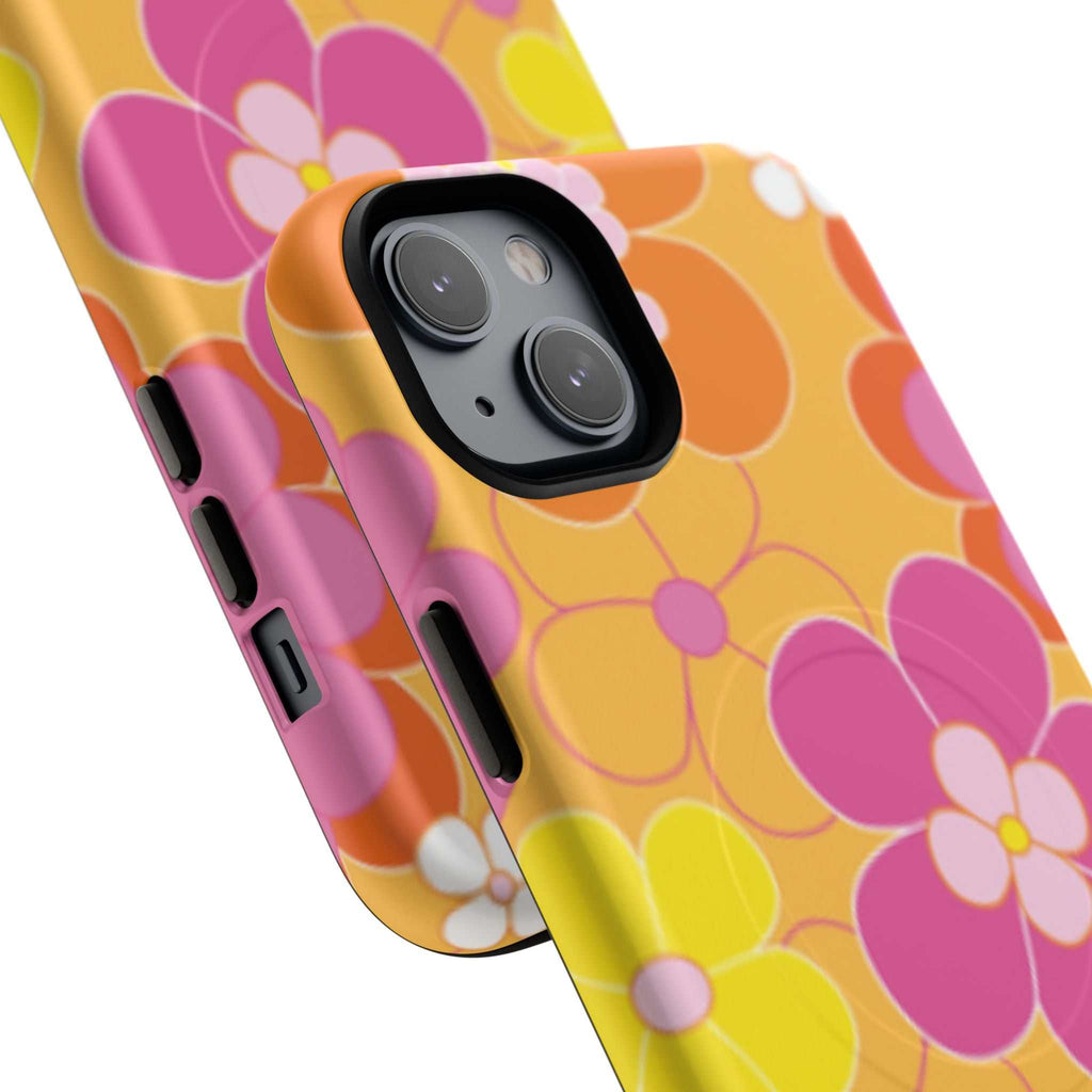 Retro Floral iPhone Magsafe Phone Case
