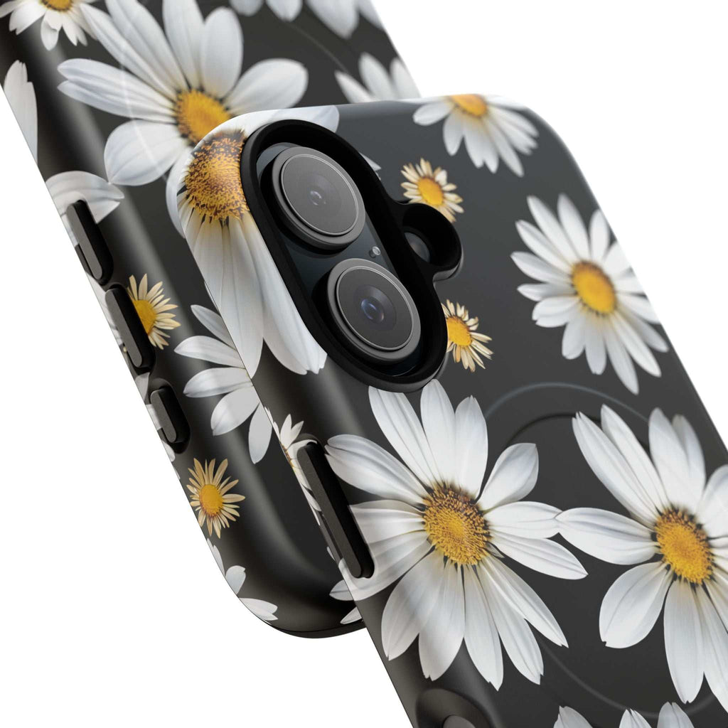 Black Daises iPhone Magsafe Phone Case