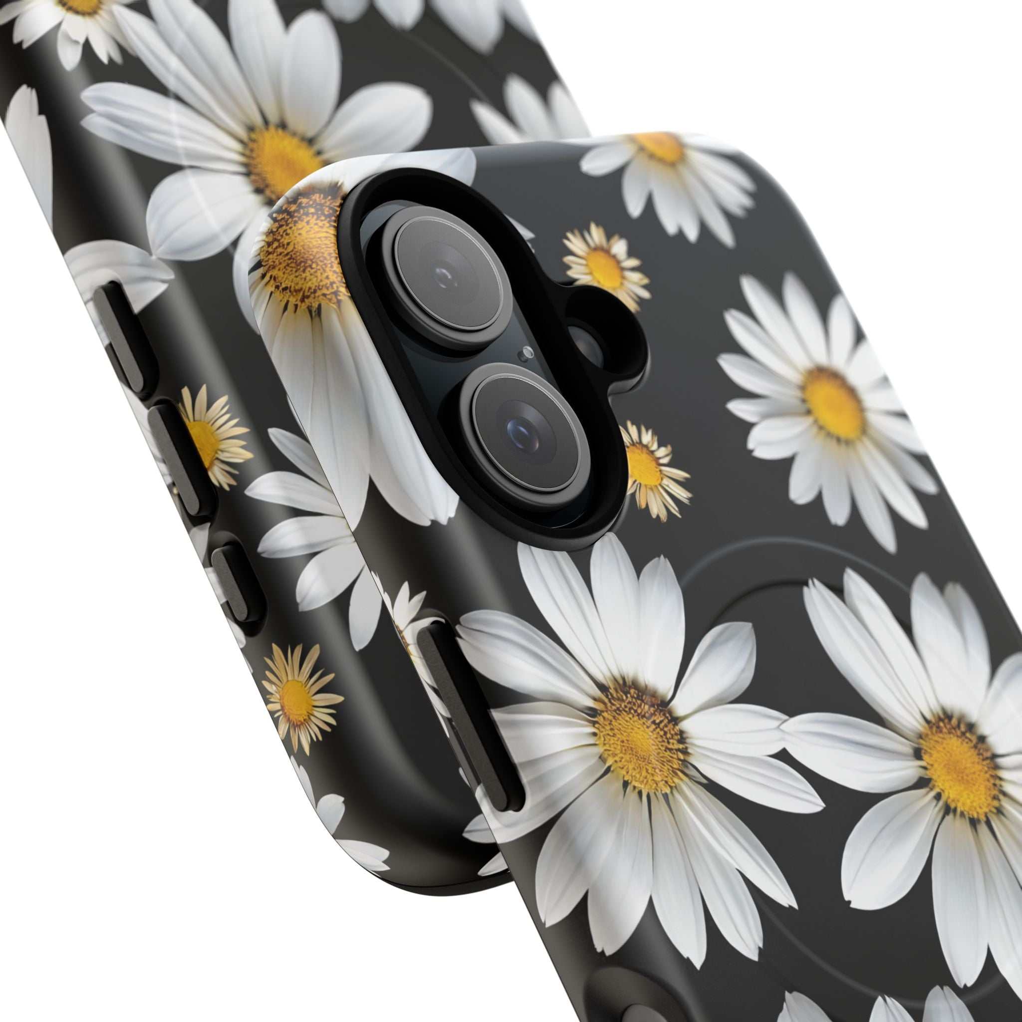 Black Daises iPhone Magsafe Phone Case