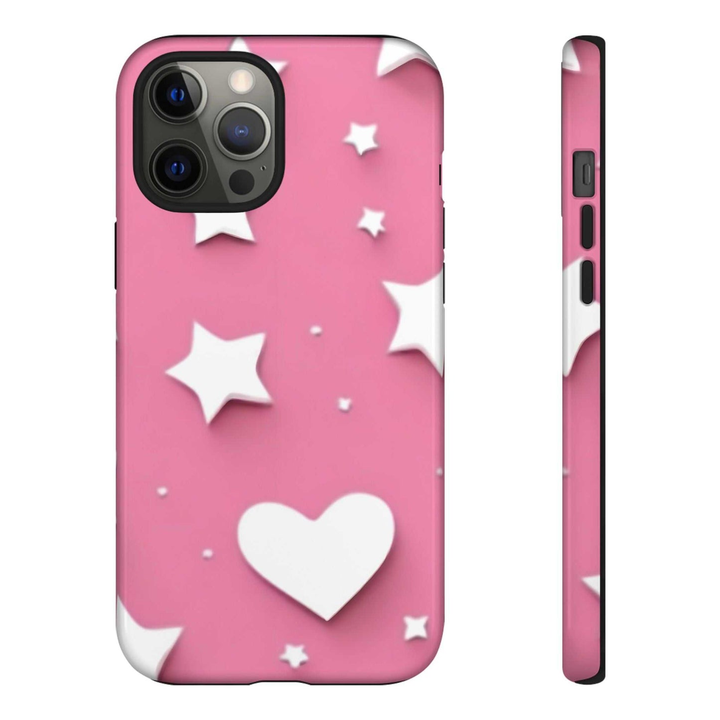 Hearts and Stars Phone Case Designed By Littlebitz 