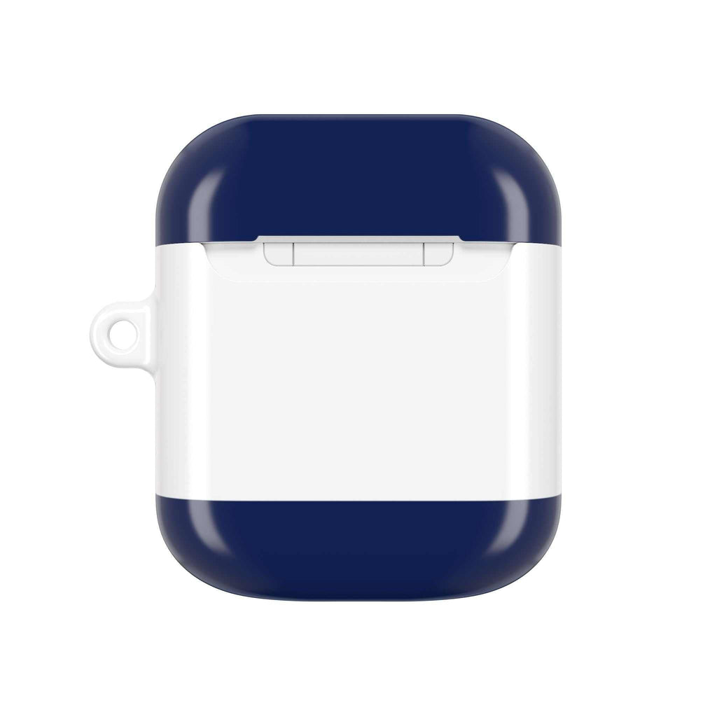 Tottenham FC AirPods protective case in white and navy with cockerel crest for AirPods and AirPods Pro