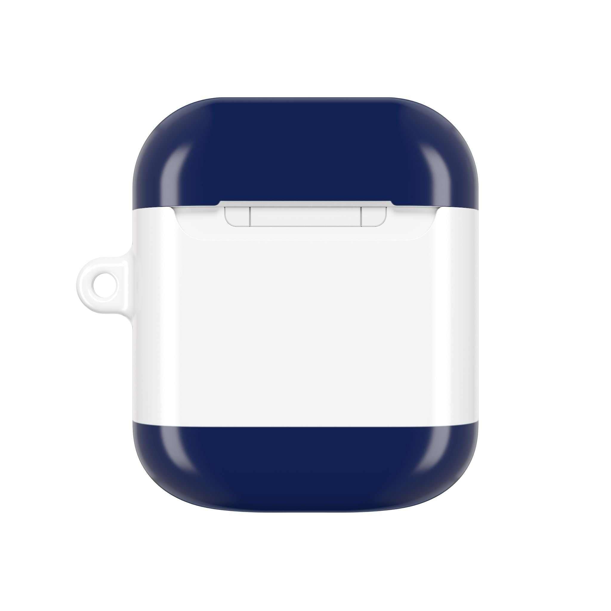 Tottenham FC AirPods protective case in white and navy with cockerel crest for AirPods and AirPods Pro
