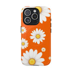 Orange Daisy Design iPhone Magsafe Phone Case