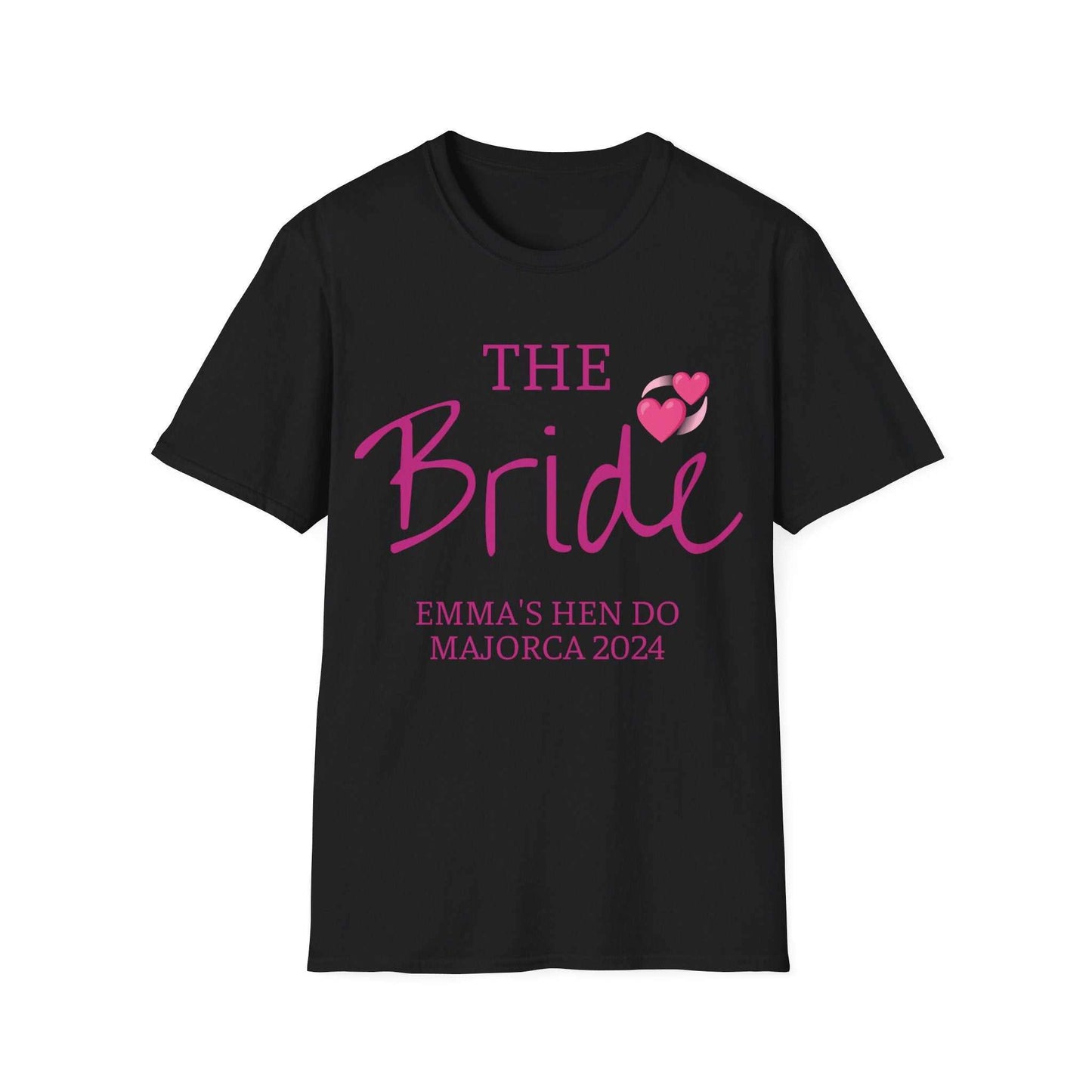 Personalised the bride cotton tee created by Littlebitz