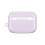 Lavender AirPods Protective Case with durable hard shell and glossy finish for scratch and bump protection