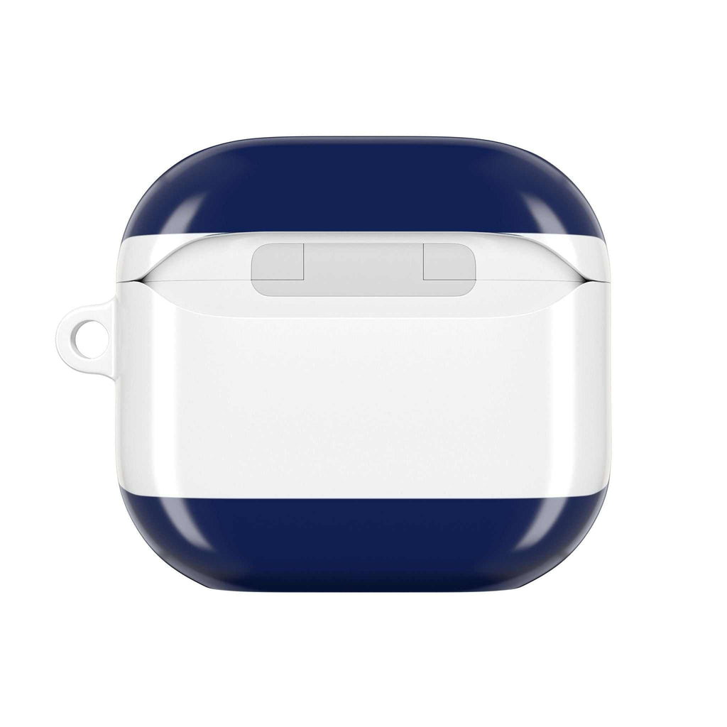 Tottenham FC AirPods protective case in white and navy with cockerel crest for AirPods and AirPods Pro