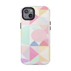 Pastel Geo Print iPhone Magsafe Phone Case