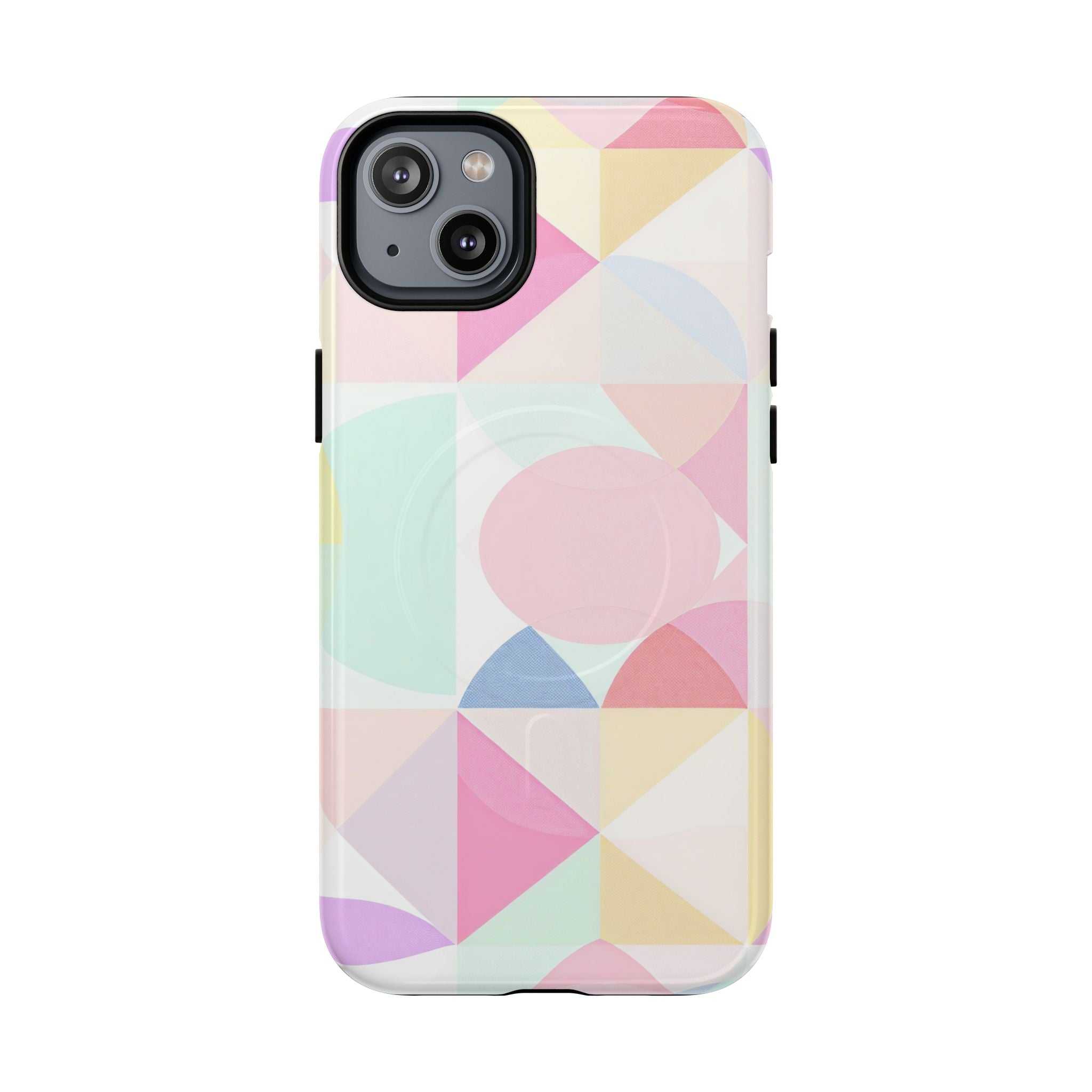Pastel Geo Print iPhone Magsafe Phone Case