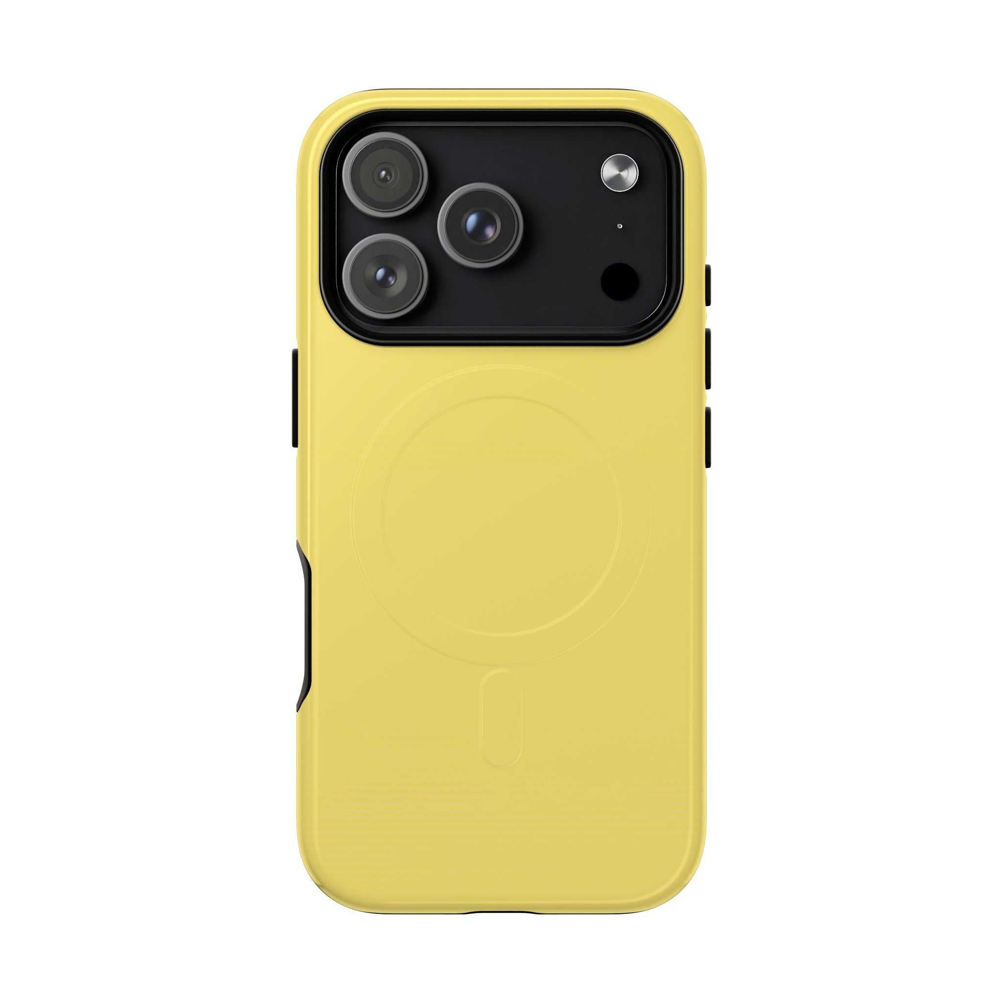 Lemon Yellow iPhone Magsafe Phone Case