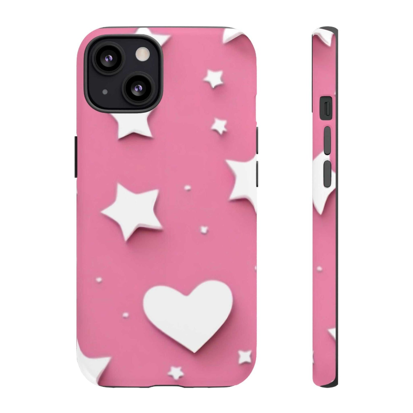 Hearts and Stars Phone Case Designed By Littlebitz 