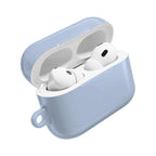 Misty Blue AirPods Pro protective case with glossy finish, durable hard shell, and secure fit for AirPods and AirPods Pro.