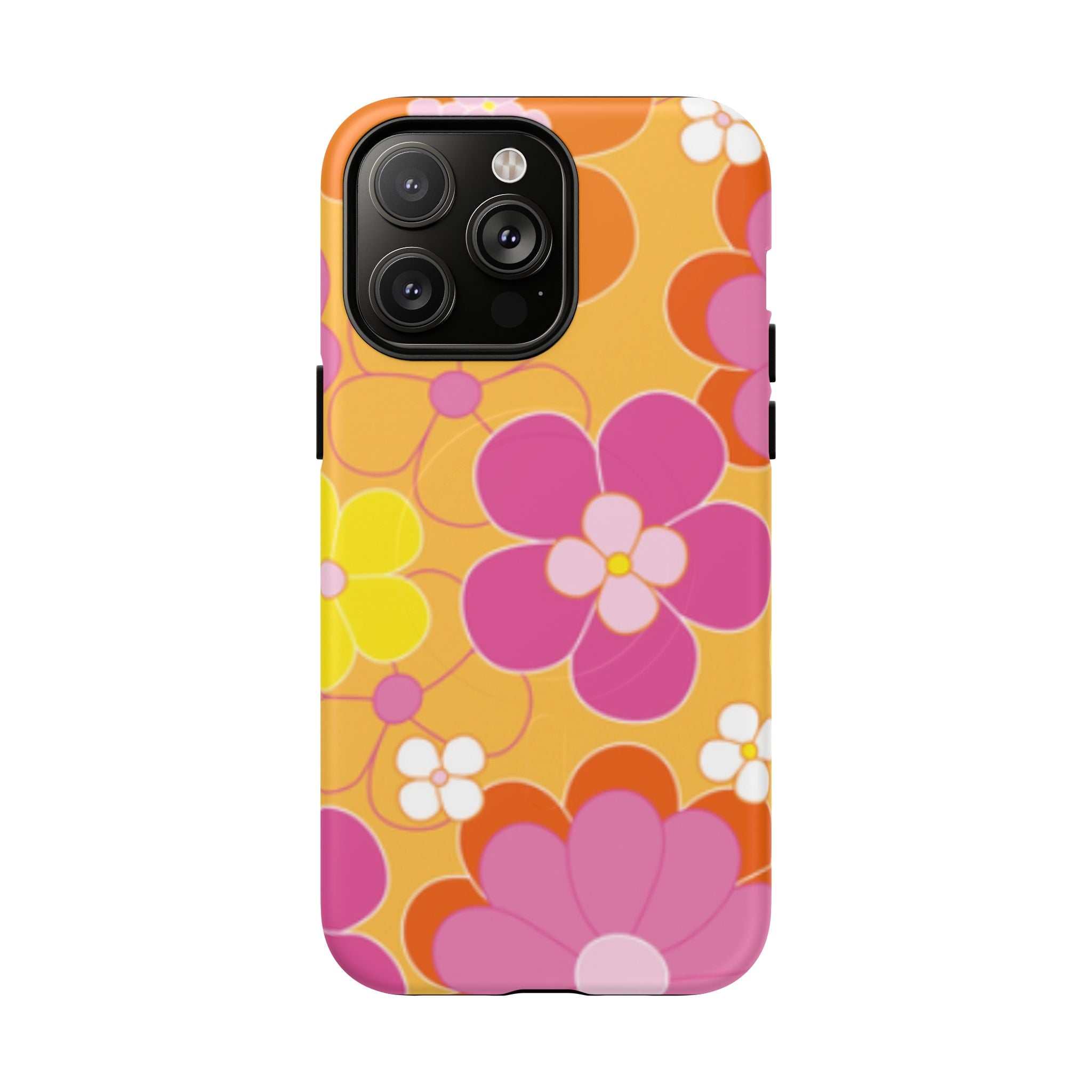 Retro Floral iPhone Magsafe Phone Case