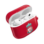 Red Liverpool FC AirPods protective case with club crest for AirPods and AirPods Pro
