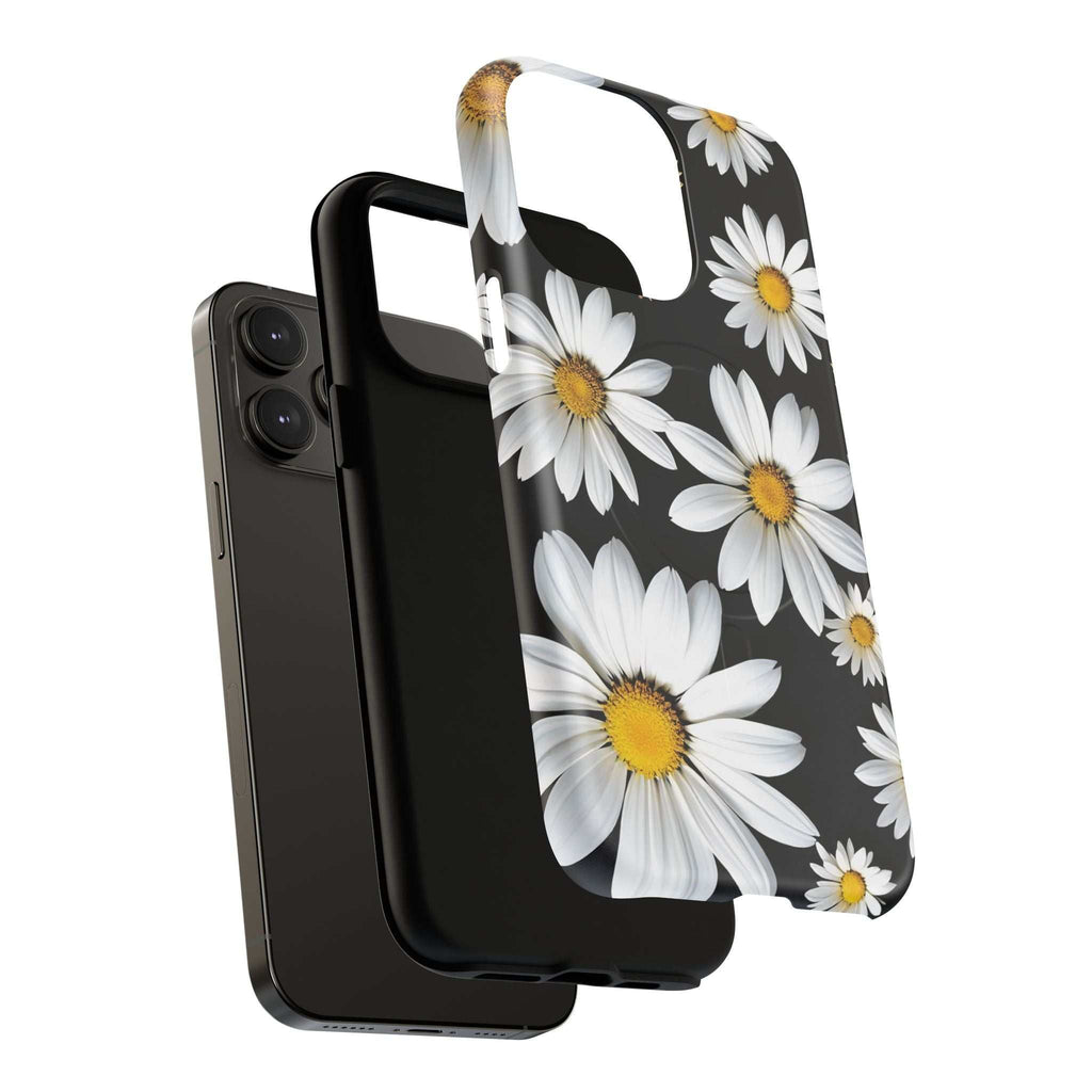 Black Daises iPhone Magsafe Phone Case