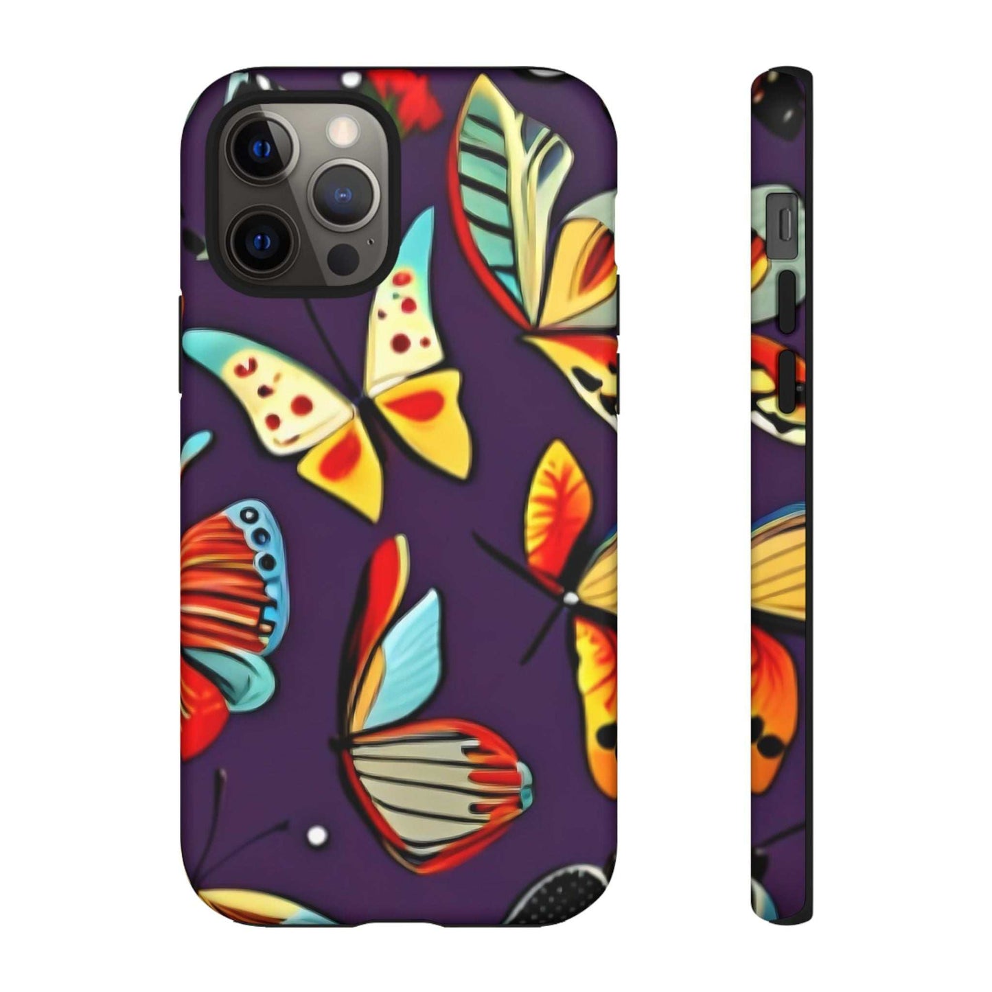 Bright Vibrant Butterfly Phone Case Designed By Littlebitz 