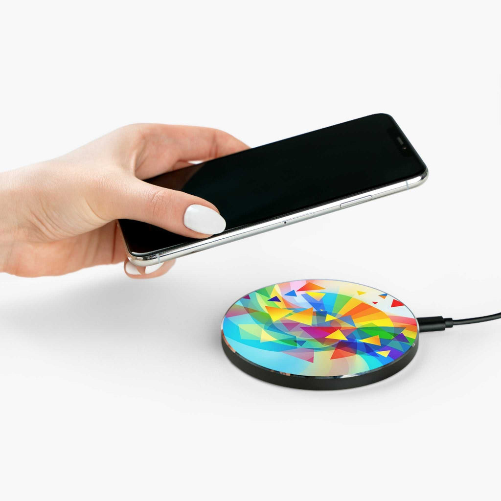 Geometric Pride Design Wireless Charger