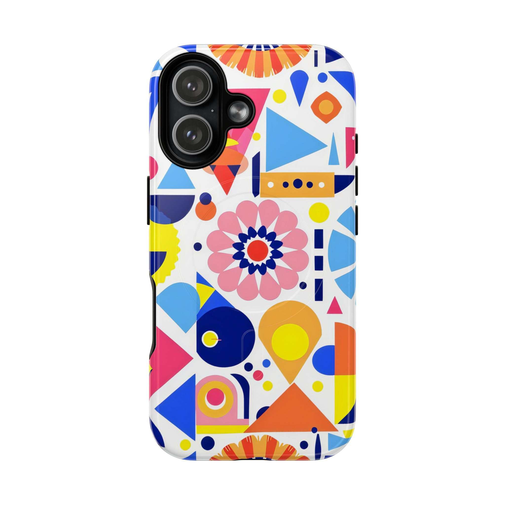 Bright Geo Print iPhone Magsafe Phone Case