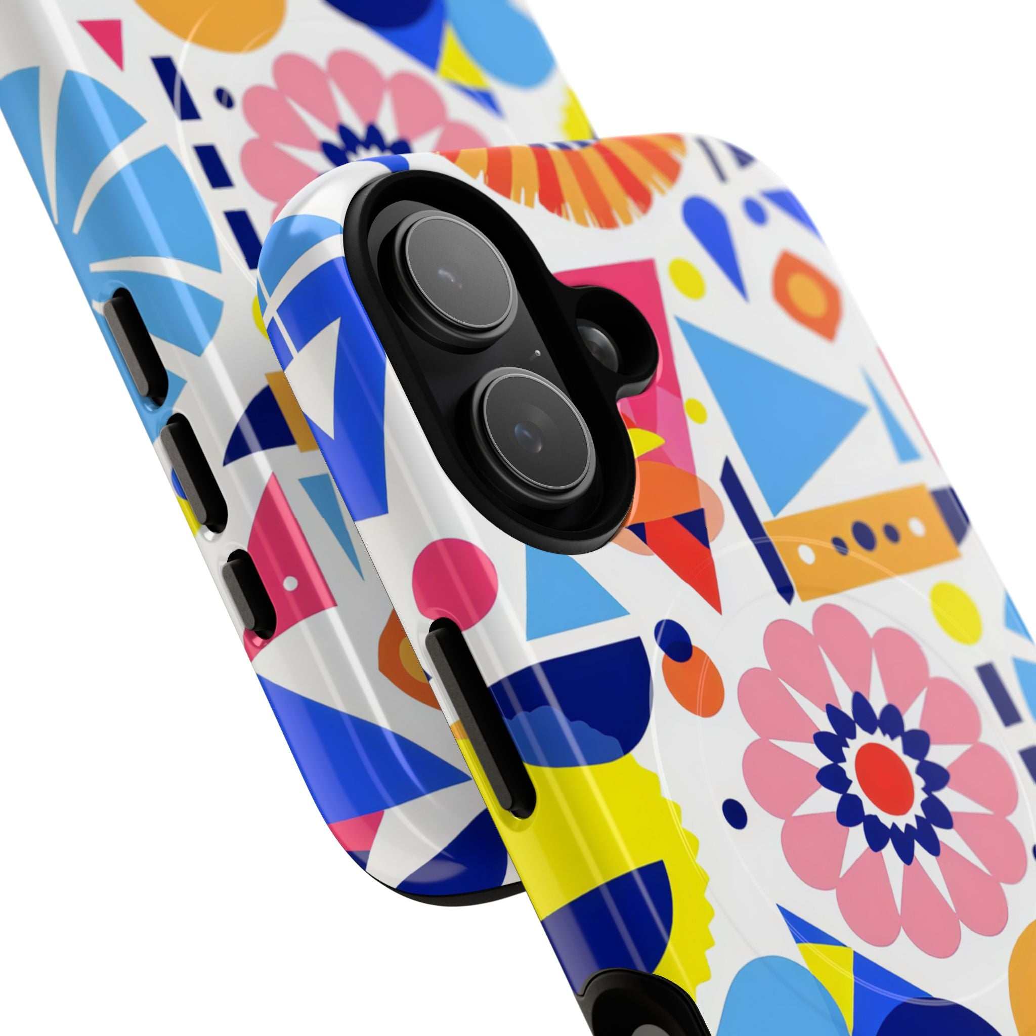 Bright Geo Print iPhone Magsafe Phone Case