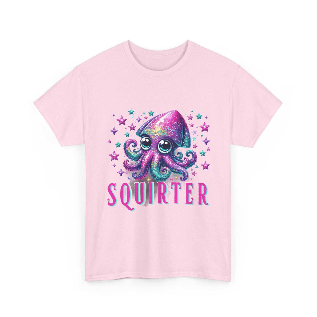 Squirter Fun Squid T-Shirt with cheeky squid graphic on soft cotton fabric