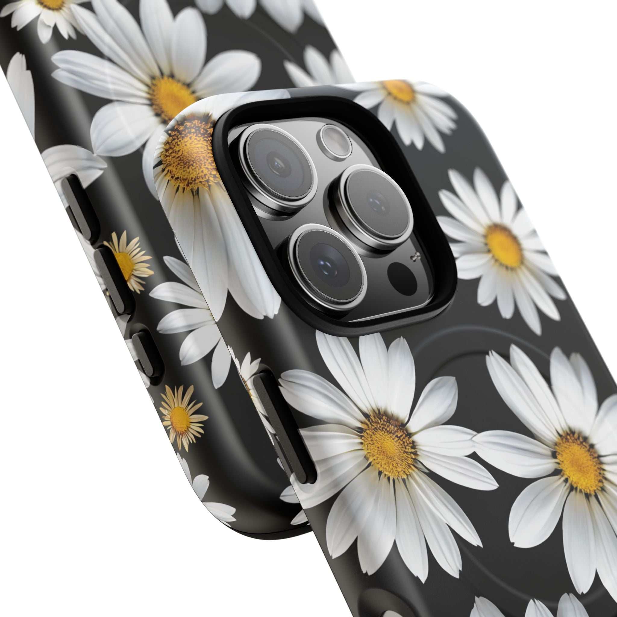 Black Daises iPhone Magsafe Phone Case