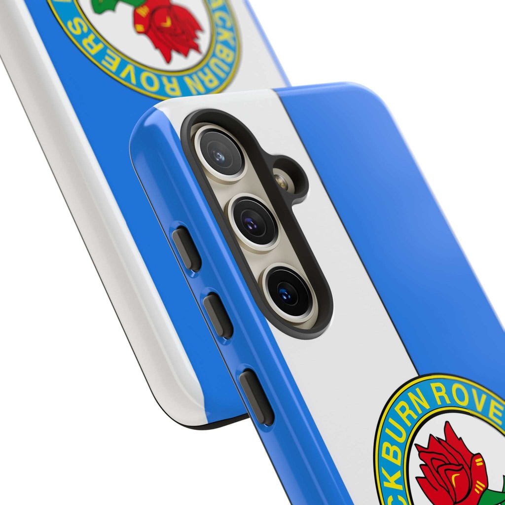 Blackburn Rovers Magnetic Samsung phone case with blue-white colors and dual-layer protection
