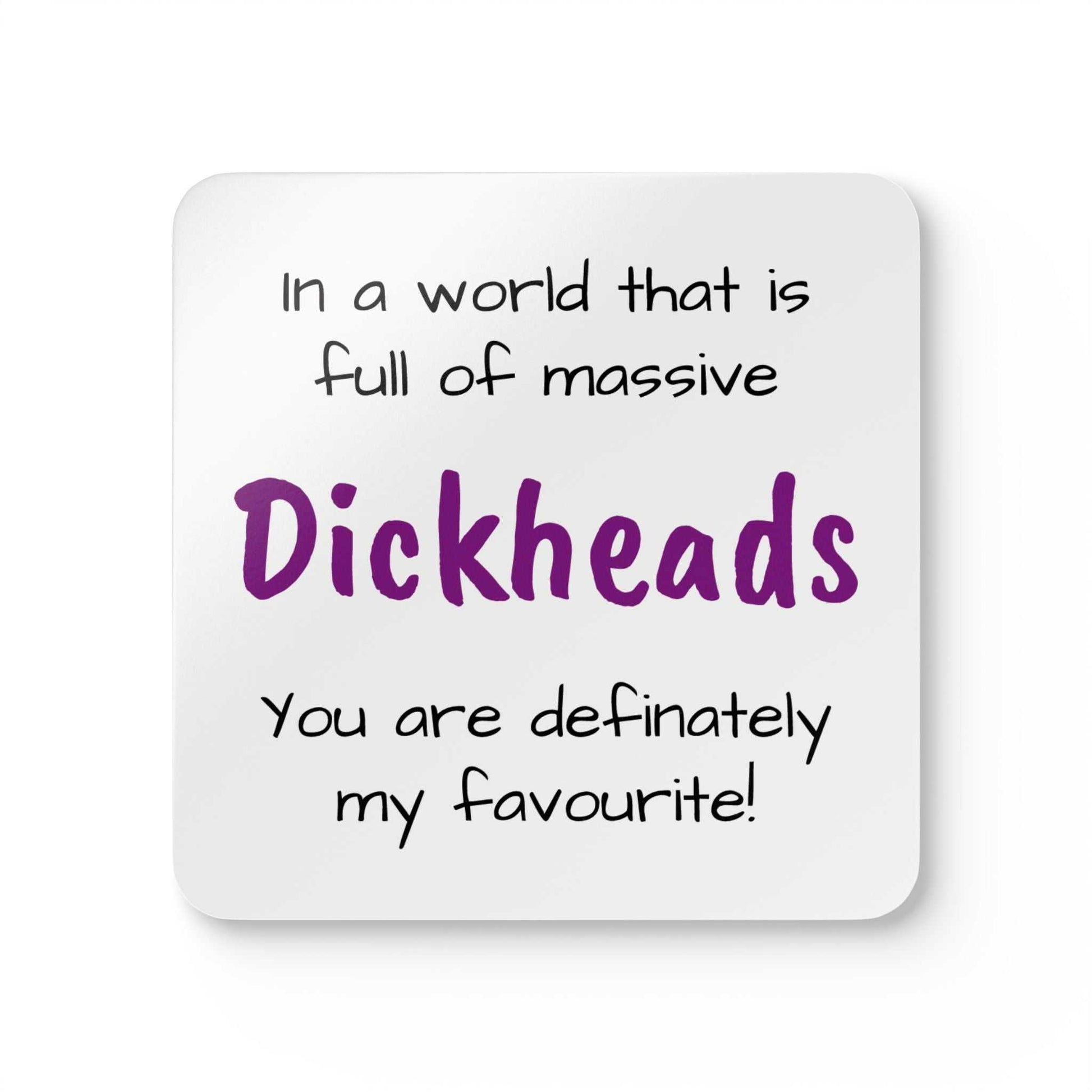 massive dickhead coaster set designed by Littlebitz