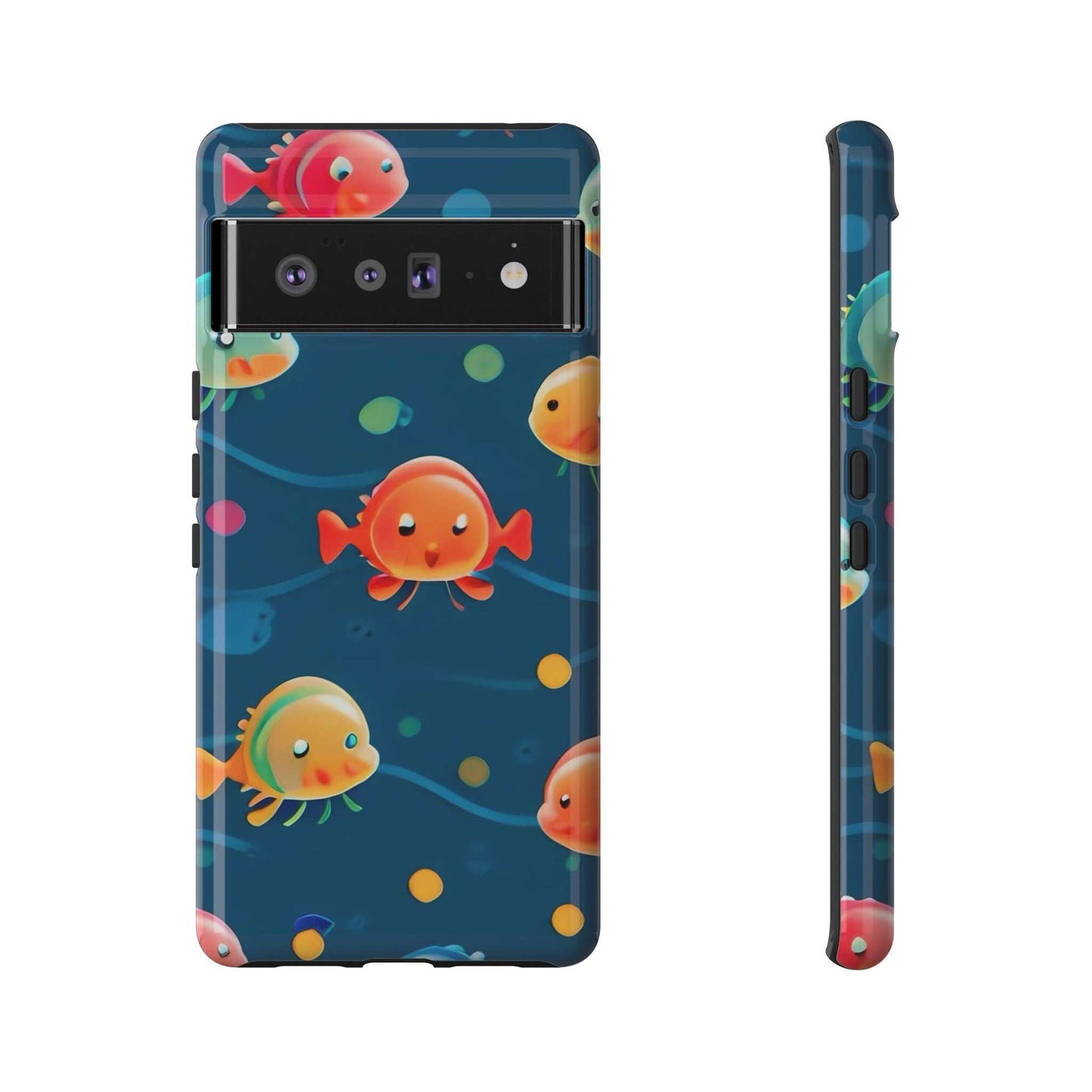 Fun Fish Google Pixel Phone Case designed by Littlebitz 