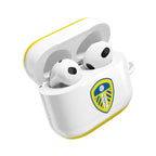 Leeds United FC AirPods protective case with club crest and white-blue design