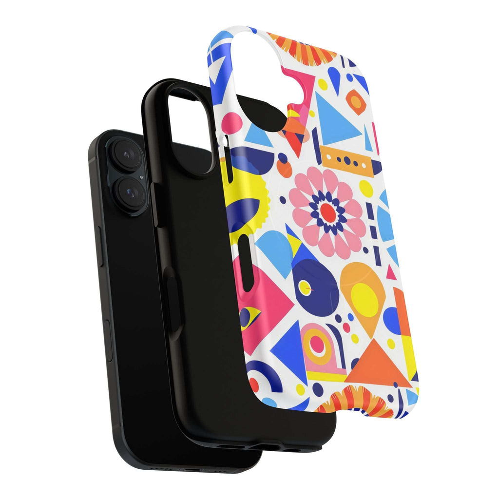 Bright Geo Print iPhone Magsafe Phone Case